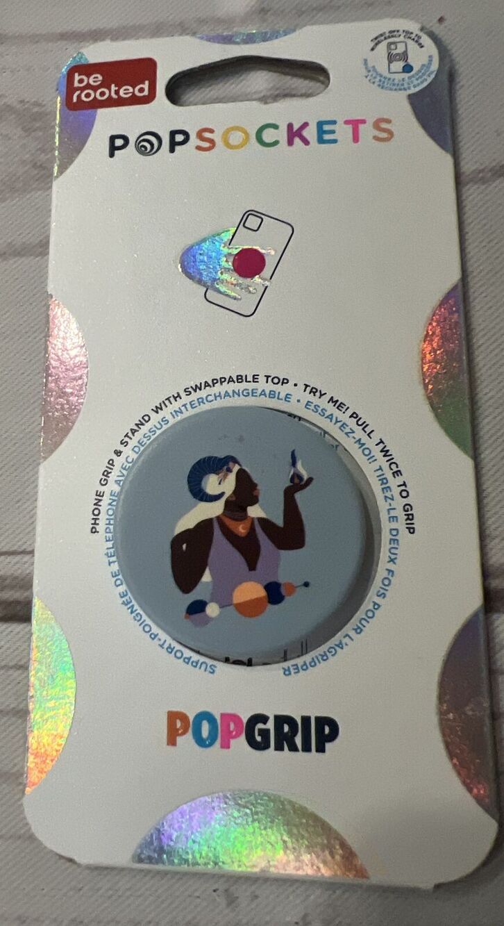 PopSockets Popgrip Zodiac Aries Phone Grip & Stand Astrology Swap Top-New